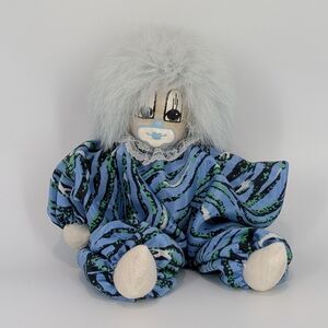 Vintage Q-tee Clown Doll Hand Made